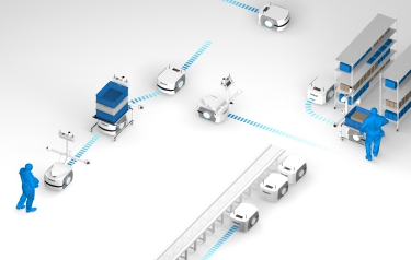 The manufacturing process is evolving and moving from traditional linear models of conveyors and autonomous guided vehicles (AGVs) to intelligent types of mobile robot