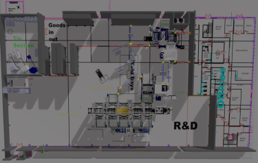 Seeing is believeing: The welding bays which were easy to reposition on the virtual plans. (Credit: AMRC)