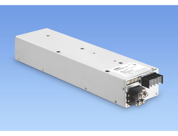 COSEL’s HCA3500TF conduction-cooled, fanless 3-phase high-efficiency power supply delivers 3.5kW to highly-demanding applications