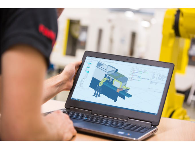 The ROBOGUIDE software allows Mitre Plastics to investigate how different specifications can influence life cycle